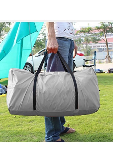 Efsane Kamp - Aile Boyu Büyük Kamp Çadırı 1 Oda + 1 Salon - 10 Kişilik Siyah