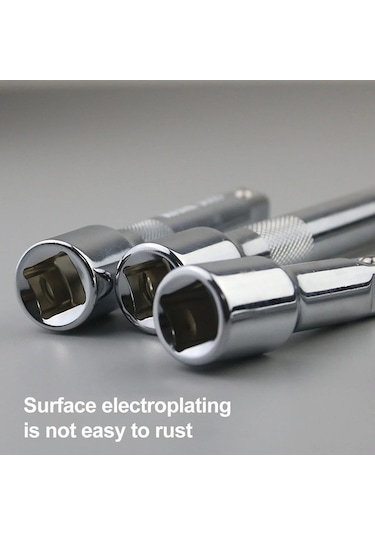 Yulong Reedark 1/4" Sürüş Uzatma Seti - 3 Parça Krom Vanadyum