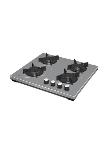 Simfer 3049N Set Üstü Gri Cam Ocak Emaye Izgara 4G