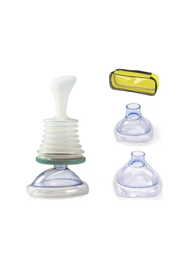 Yifomall Ev İçi Taşınabilir Boğulma İlk Yardım Seti - Solunum Eğitimi İçin Akciğer Hacmi Egzersiz Cihazı