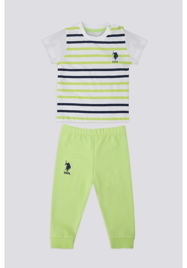 U.S. Polo Assn. Yeşil 2'li Bebek Takım Yeşil