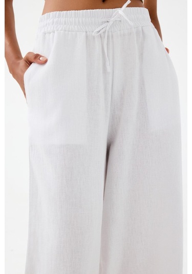 Loft Kadın Pantolon Beyaz