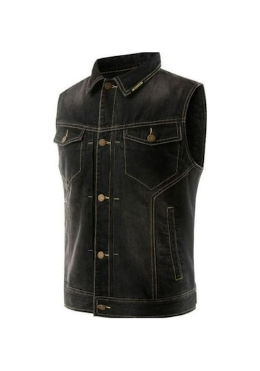 Scoyco Dayanıklı Jeans Kot Kumaş 3D Sırt Korumalı Motosiklet Kot Yelek