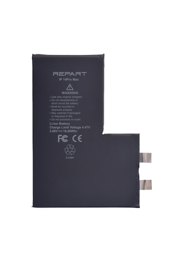 Apple Uyumlu iPhone 14 Pro Max Batarya Film'siz Puntalanabilir Cell 4323 Mah