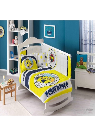 Taç Lisanslı Bebek Uyku Seti Fenerbahçe Minik Kanarya