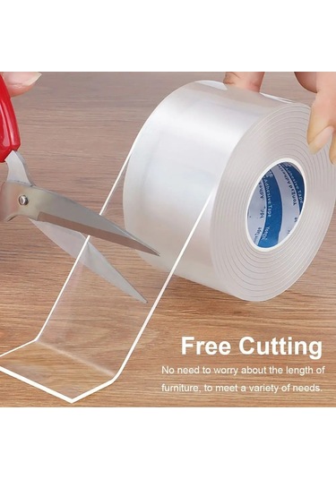 Masa Kenar Koruyucu Bant Mobilya Köşe Tampon Kendinden Yapışkanlı Çarpışma 1mm X 2cm X 5m