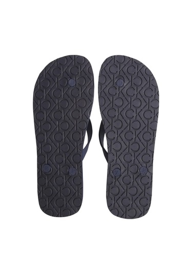Erkek Ck Flıp Flop Rubber Parmak Arası Terlik - Lacivert Lacivert