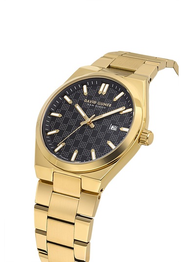 Davıd Guner Dg-8932ga-b2 Altın Renk Erkek Kol Saati. Altın