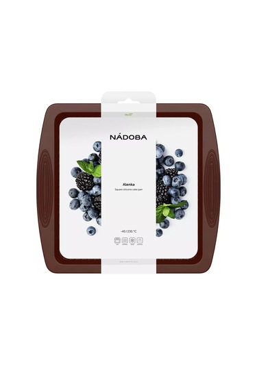 Nadoba Kare Pişirme Kalıbı, Silikon, 26x24x5 Cm 223133321 Kahverengi