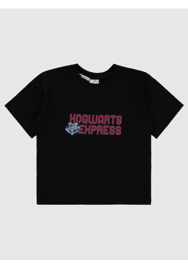 Harry Potter Erkek Çocuk Tişört 6-9 Yaş Siyah Siyah