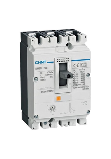 Chint - Nm8n-250s Tm/250 3p 250a Ayarsalı Kompakt Şalter 271176