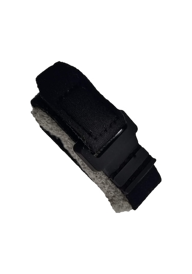 Swing Sm01 Gitar Tel Susturucu Yumuşak Kilitli Bez Kelepçe-Siyah