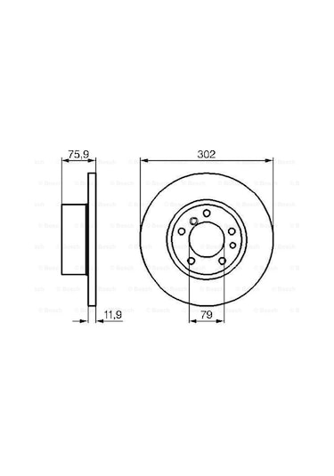 Bmw 5 E34 520İ 1988-1995 Bosch Ön Disk 2 Adet