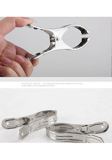 Banyo Havluları İçin Paslanmaz Çelikten Büyük Çamaşır Mandalları Şezlonglar İçin Büyük Çamaşır Mandalları D Diğer