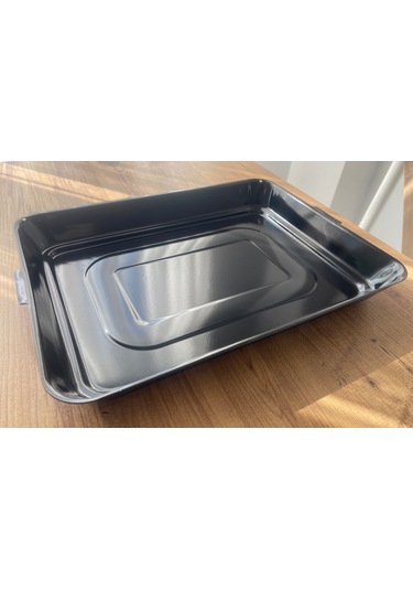 Emaye Kaplı Fırın Tepsisi Siyah