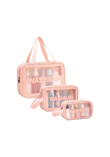 Unimarket Taşınabilir Pvc Su Geçirmez Kozmetik Çantası Edatmz