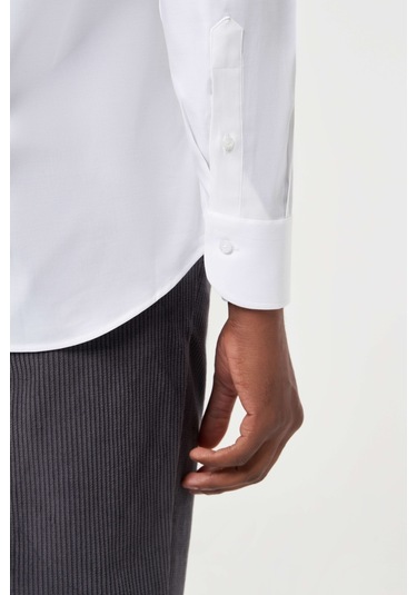 Bisse Erkek Regular Fit Klasik Gömlek Beyaz Gm23k232033 D01 Beyaz