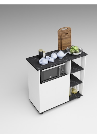 Bozlale Çok Amaçlı Dolap Mikrodalga Fırın Airfryer Kahve Dolabı