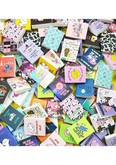 3'lü Minicik Defter 5x4 Cm 120 Sayfa