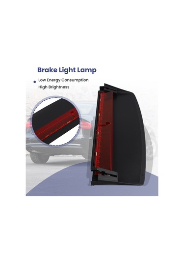 Sointeresting Arka Stop Lambası Orta Yüksek Montaj Üçüncü 3. Stop Fren Lambası Audi A4 B8 2009-2016 8kd945097