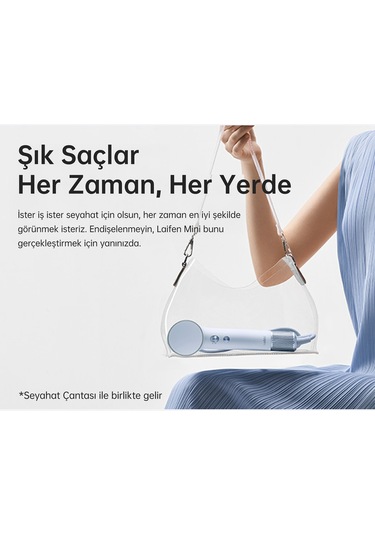 Laifen Mini Saç Kurutma Makinesi - Mavi