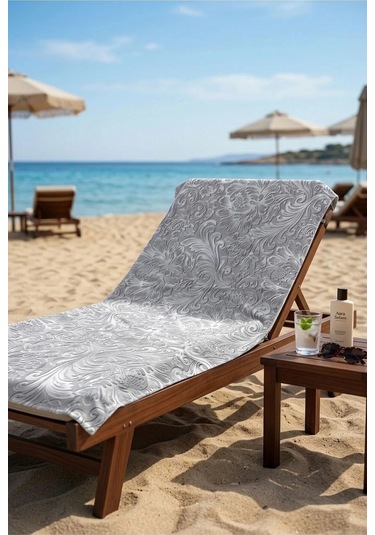 Plaj Havlusu 70 X 150 Garden Gümüş