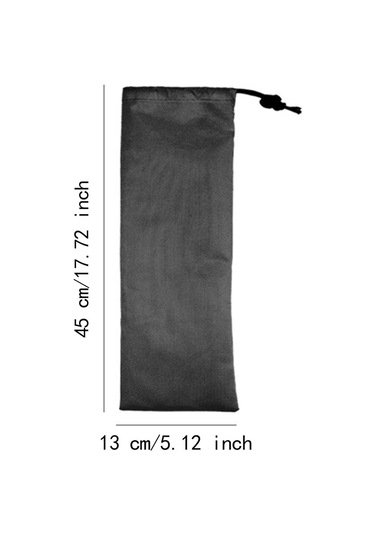 Homyl Bağcıklı Saklama Çantası Hafif Çadır 13cmx45cm Siyah