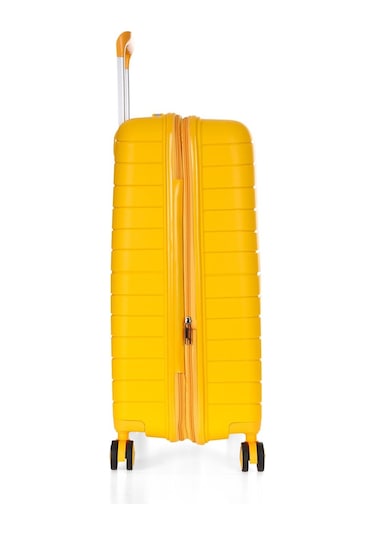 Ççs 5242 Polipropilen Körüklü Orta Boy Valiz-sarı Sarı