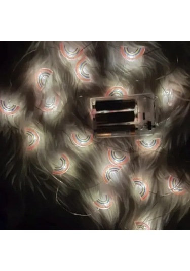 Led Işıklı Gökkuşağı Dekoratif Işıklı İp Gün Işığı