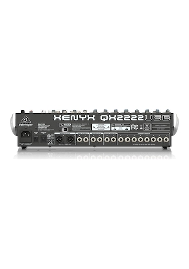 Behringer Qx2222Usb Kompresörlü Premium 22-Giriş 2/2-Bus Mixer Fx