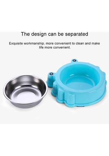 Cbtx Karikatür Hayvan Tipi Paslanmaz Çelik Pet Köpek Tek Kase