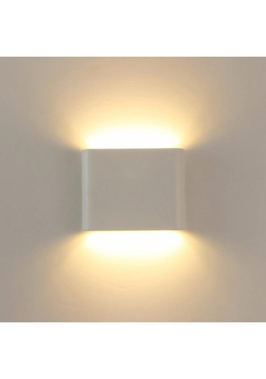 Homyl Kare Led Duvar Lambası Aplik Koridor Beyaz-sıcak-ışık Beyaz Sıcak Işık