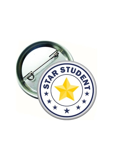 Panayiri Star Student Öğrenci Rozeti Çok Renkli