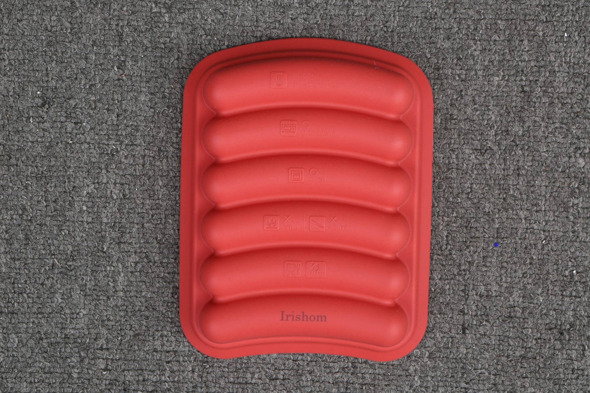 Neevoyu Kızartma/sıcaklık Uygun Silikon Sosis Kalıbı - Bebek Yemekleri İçin Kırmızı Renkli Hamur Kalıbı Kırmızı