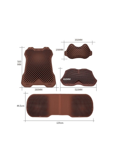 Tongxida Yazlık Araba Koltuğu Minderi, Siyah, Serinletici Ped