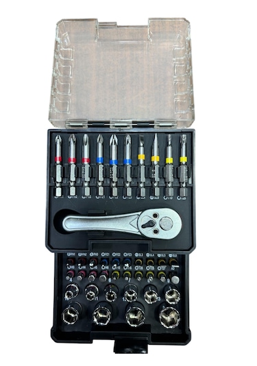 Nt 41 Parça 1/4'' S2 Bits Ve Cr-v Lokma Seti