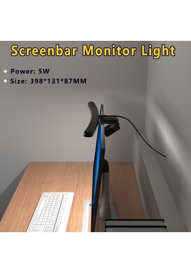 Cbtx Tb-301sf 398mm Monitör İçin 3 Renk Sıcaklığı Modlu Dokunmatik Kontrol Lambası
