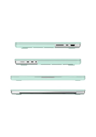 Codegen 16" Macbook Uyumlu Pro M1 A2485 Su Yeşili Kılıf Koruyucu Kapak
