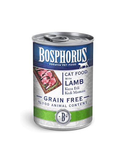 Bosphorus Kuzu Etli Yetişkin Kedi Maması 6 x 415 G