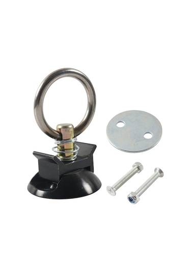 Pazly Yuvarlak Suntek Siyah Rv Noktası Motosiklet Kiti Bağlama Ankraj Dt