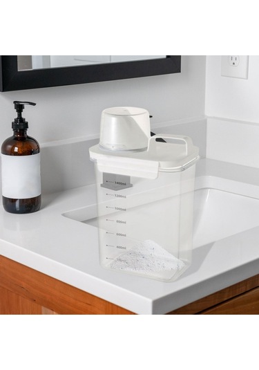 Suntek Çamaşır Tozu Konteynerleri Tuvalet Için Berrak 1800ml 1800ml Diğer