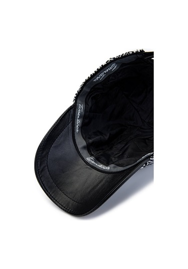 Tamer Tanca Erkek Deri & Tekstil Lacivert/beyaz Şapka 524 1121 Sapka Sk24-25 Lacı/byz Dsnl Lacivert - Beyaz