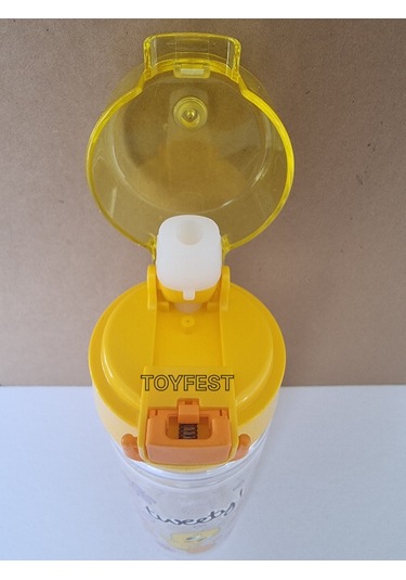 Pipetli Suluk Matara - Kilit Kapaklı Tweety Temalı Lisanslı - 500 Ml