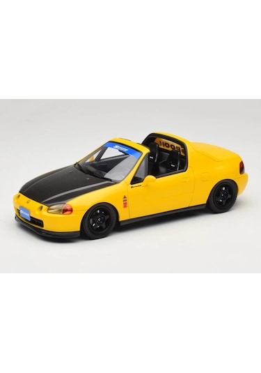 1:18 Otto 1996 Honda Civic Del Sol Spoon Phoenix Yellow