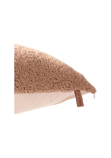 Teddy Puffy Kırlent Kılıfı 2'li Bej