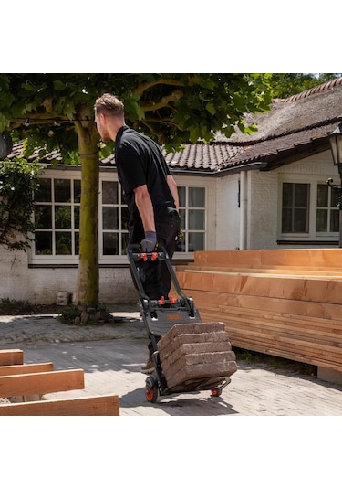 Black+Decker Bh206 70/137Kg Çok Fonksiyonlu Katlanır El Arabası