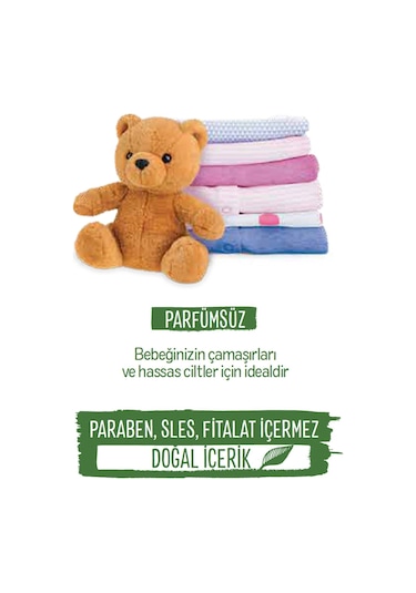 Hacı Şakir Bebek Çamaşırları Için Hipoalerjenik Granül Matik Sabun 1000 G-