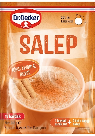 Dr. Oetker Sıcak Çikolata 243 Gr Ve Salep 252 Gr 4 Lü Karma Paket Set