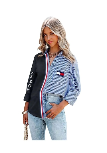 Tommyhilfiger Bayan Spor Gömlek Siyah