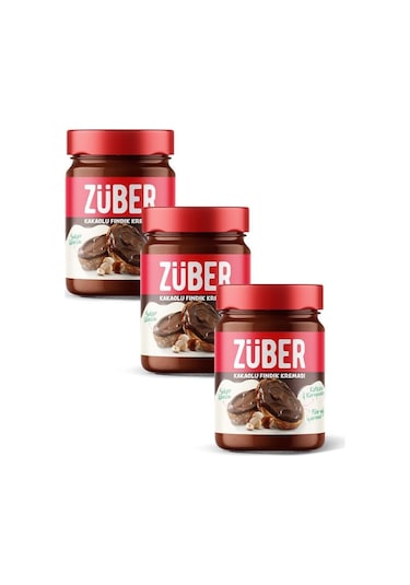 Züber Kakaolu Fındık Kreması 3 x 315 G